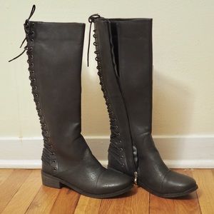 Steve Madden 'Atlis' Lace Up Riding Boots